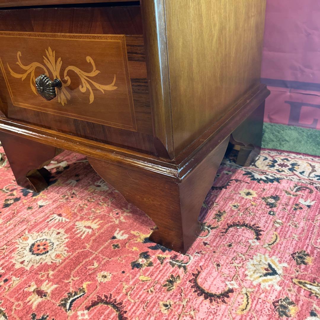 Sale イタリアン アンティークPT 象嵌　３DRコンパクト　キャビネット