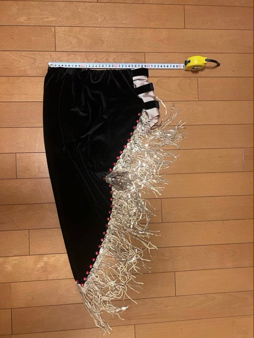 ベリーダンス　衣装　黒　ゴールド