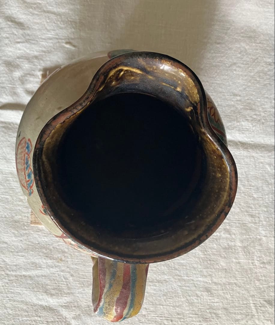 沖縄民藝陶器小橋川仁王壺