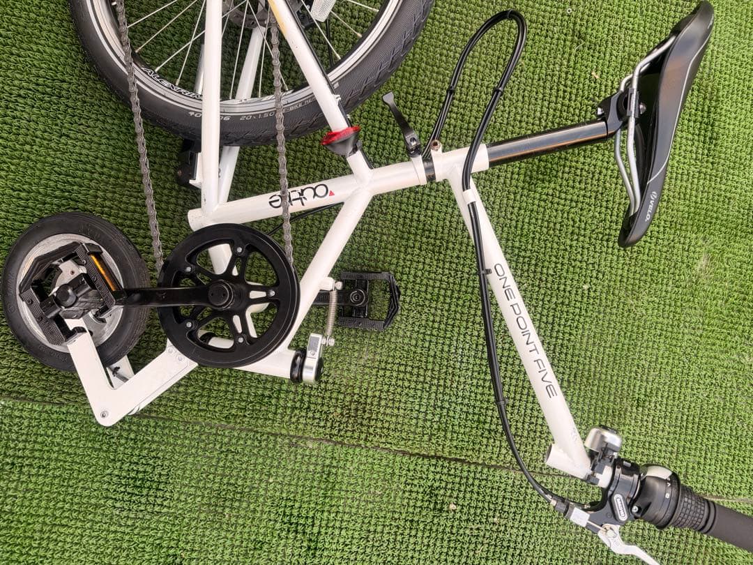 outre 自転車 1.5輪車 ONE POINT FIVE アウトレ ホワイト