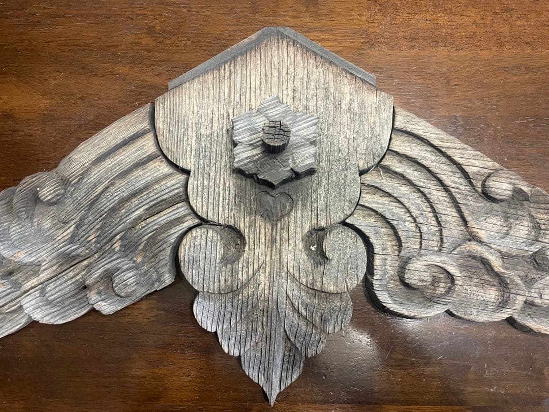アンティーク風 木製装飾彫刻
