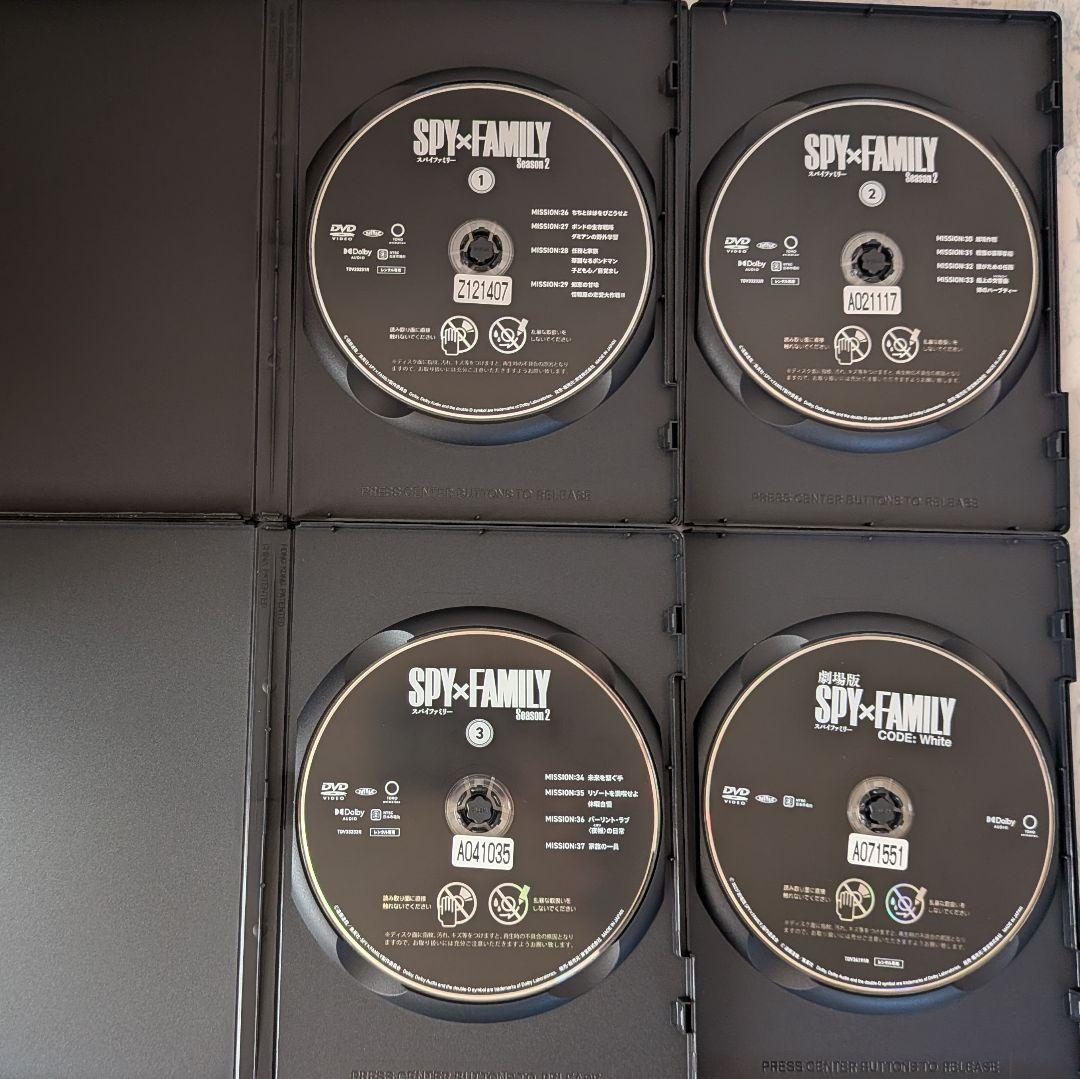DVD　SPY×FAMILY Season 1、2、劇場版　全10巻