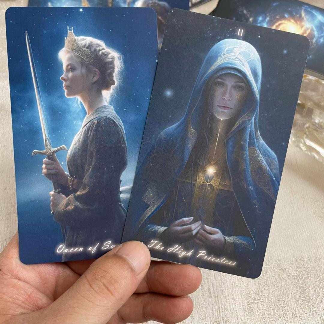【正規品タロットカード】入手困難な海外美麗デッキ✨星空の夜のタロット