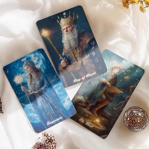 【正規品タロットカード】入手困難な海外美麗デッキ✨星空の夜のタロット