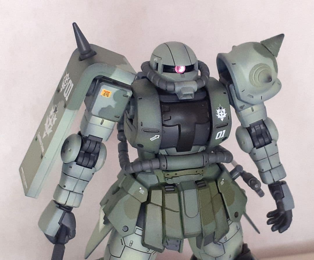 【塗装済完成品】HG 1/144 高機動型ザク 地上用　量産型カラー ドアン機