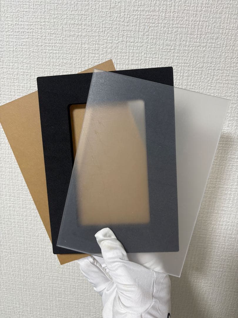 PSA鑑定用ケース　ディスプレイケース　アルミ製　両面透明　壁掛け・卓上 横6連