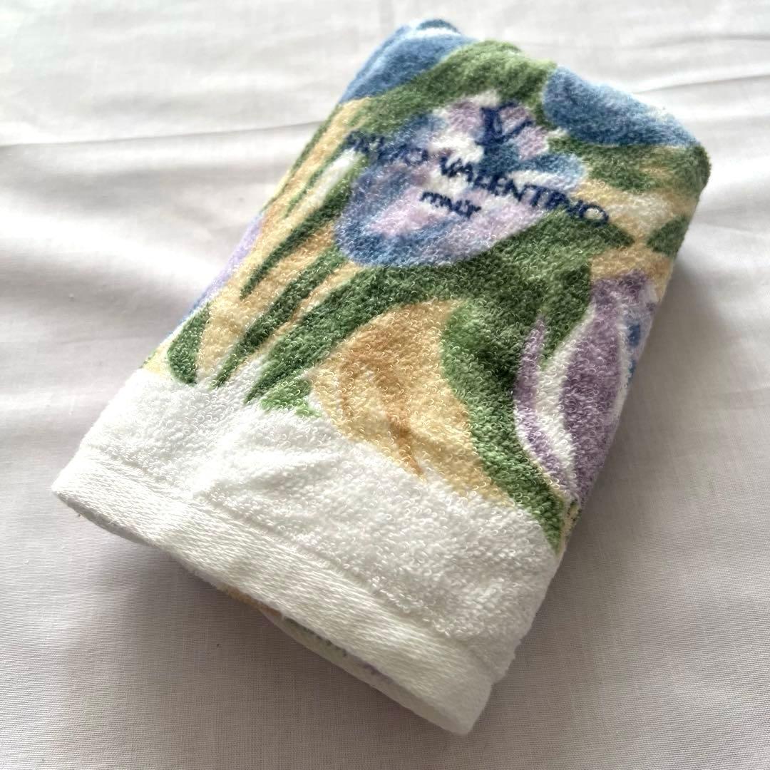 【未使用】❤️SILVIO VALENTINO フェイスタオル　花　柄