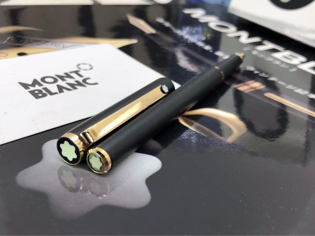 稀少軸！モンブラン★Sライン★生産数の少ないキャップ式ローラーボールNo2318