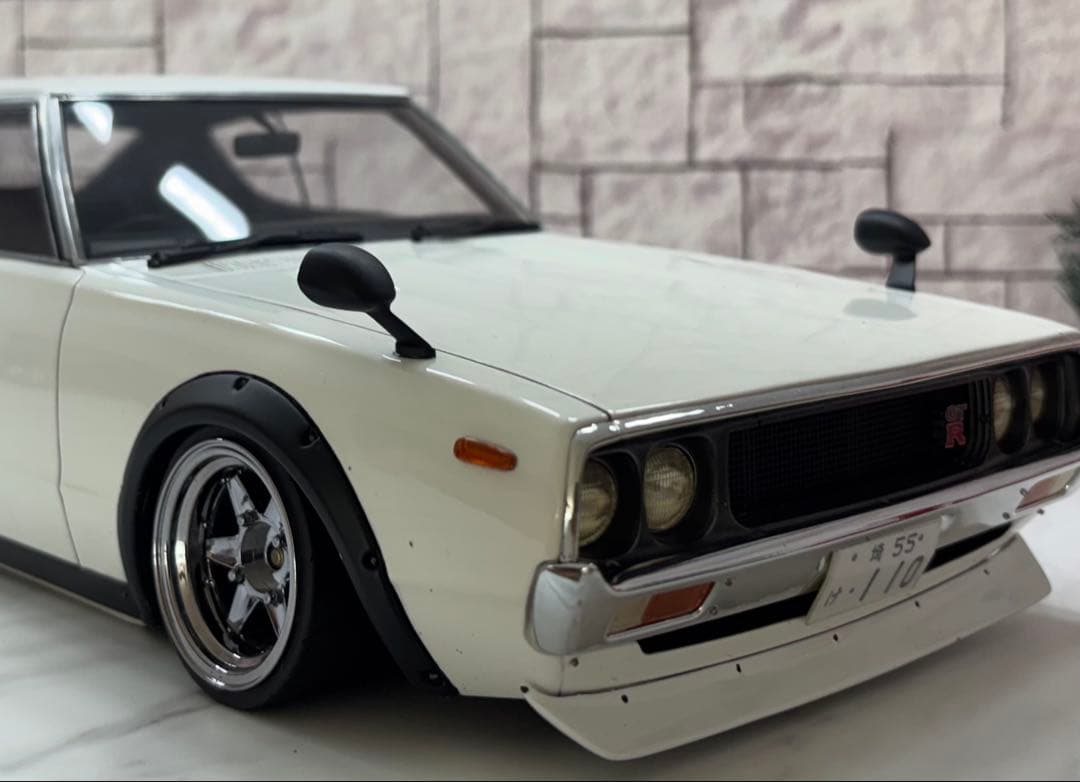 1/12ミニカー　IG 日産スカイラインケンメリ GTRロンシャン深リムカスタム