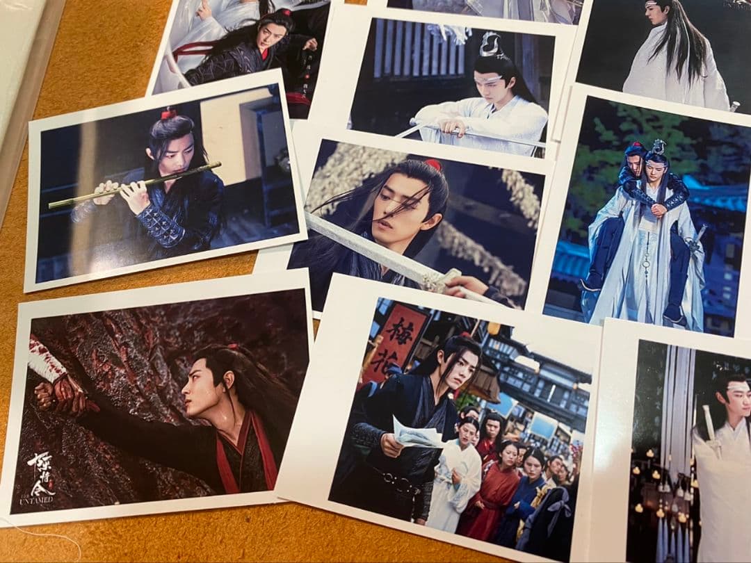 陳情令ドラマ　王一博　肖戦　チェキ風LOMOカード100枚　ケース付き