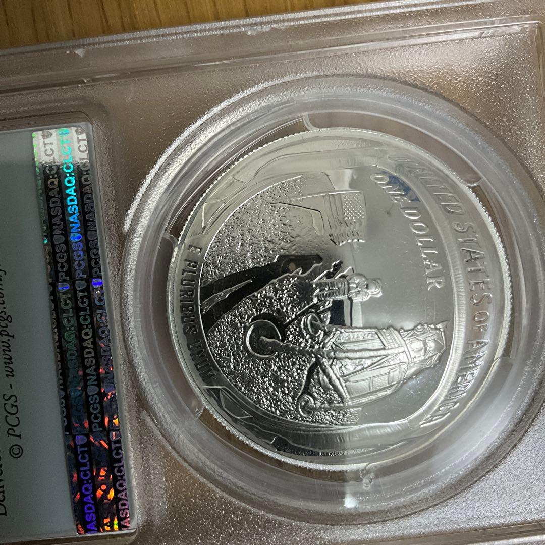 希少！シルバー イーグル2019-P PR69DCAM アポロ11 50th