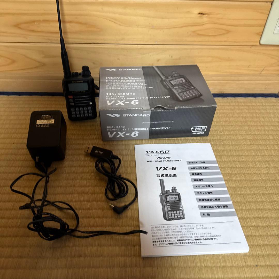 スタンダードVXー6アマチュア無線ハンデー機144MHZ.430MHZ兼用