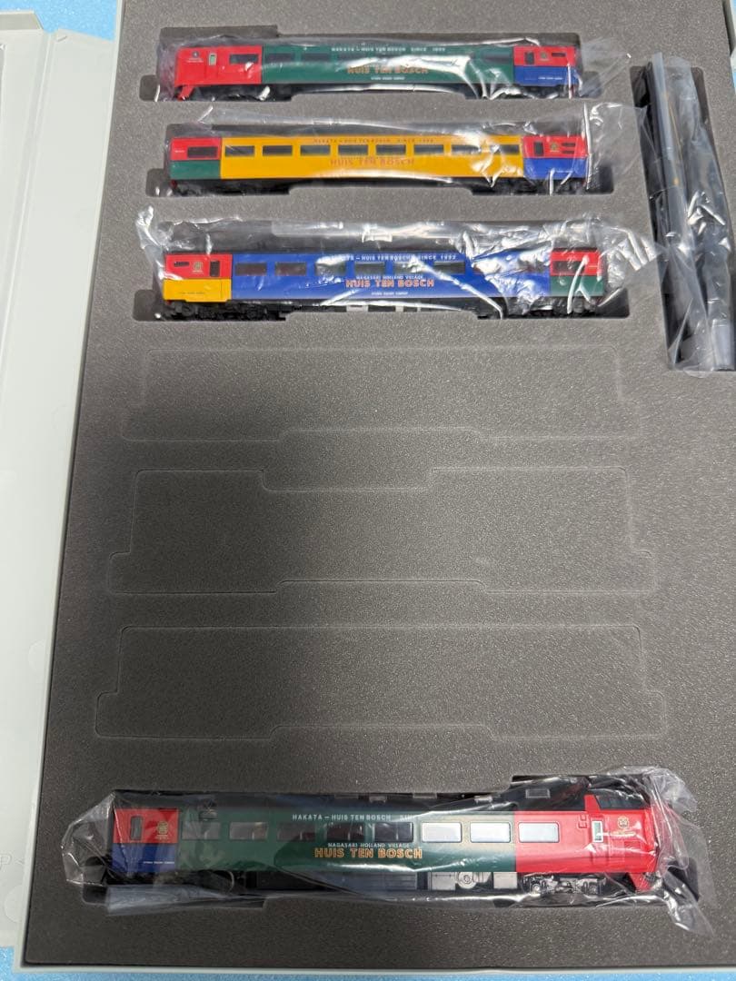 JR九州485系特急電車ハウステンボス4両セット 98252TOMIX