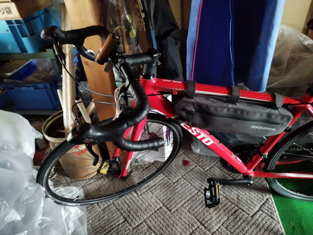 NESTO 赤 ロードバイク 465