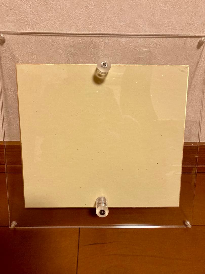 【真作】片岡鶴太郎 水彩画 魚の絵 透明アクリルフレーム入