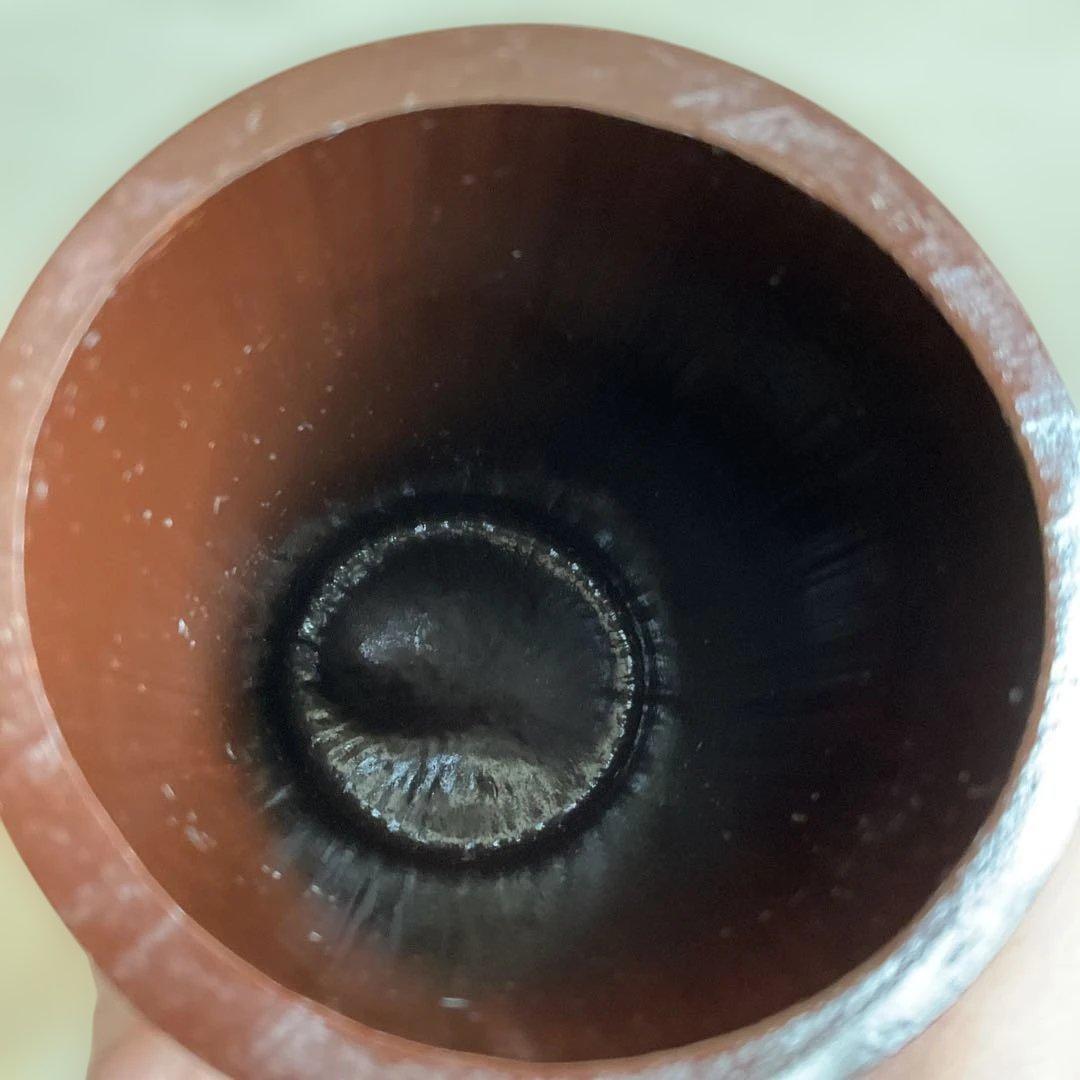 竹清作 花入耳付花籠竹籠 竹細工 細密編 茶道具