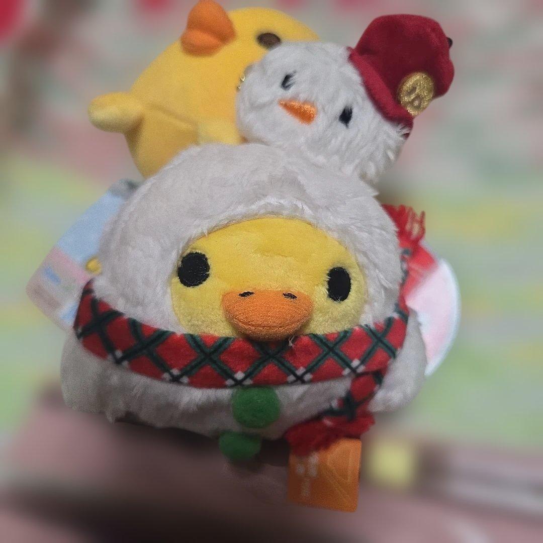 リラックマ リラックマストア クリスマスぬいぐるみ　キイロイトリ　15周年