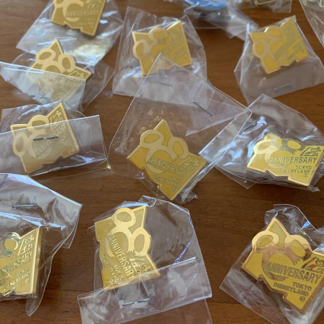 ディズニーランドアニバーサリーピンバッチ