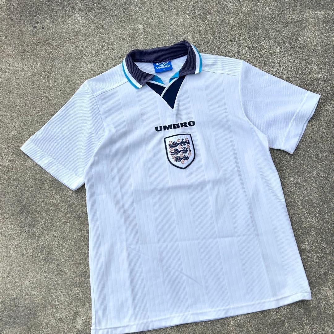 【UMBRO】90s アンブロ イングランド代表 ユニフォーム ベッカム M