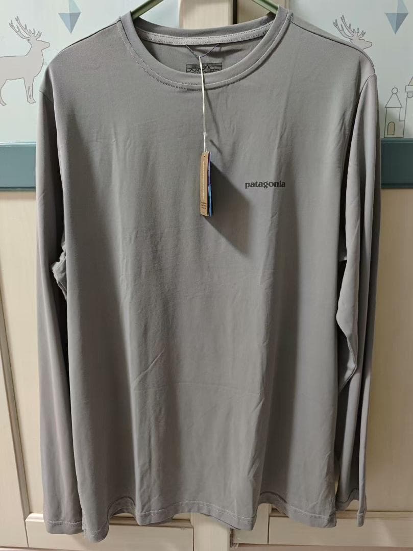 patagonia ロングスリーブ キャプリーン クールデイリー M グレー