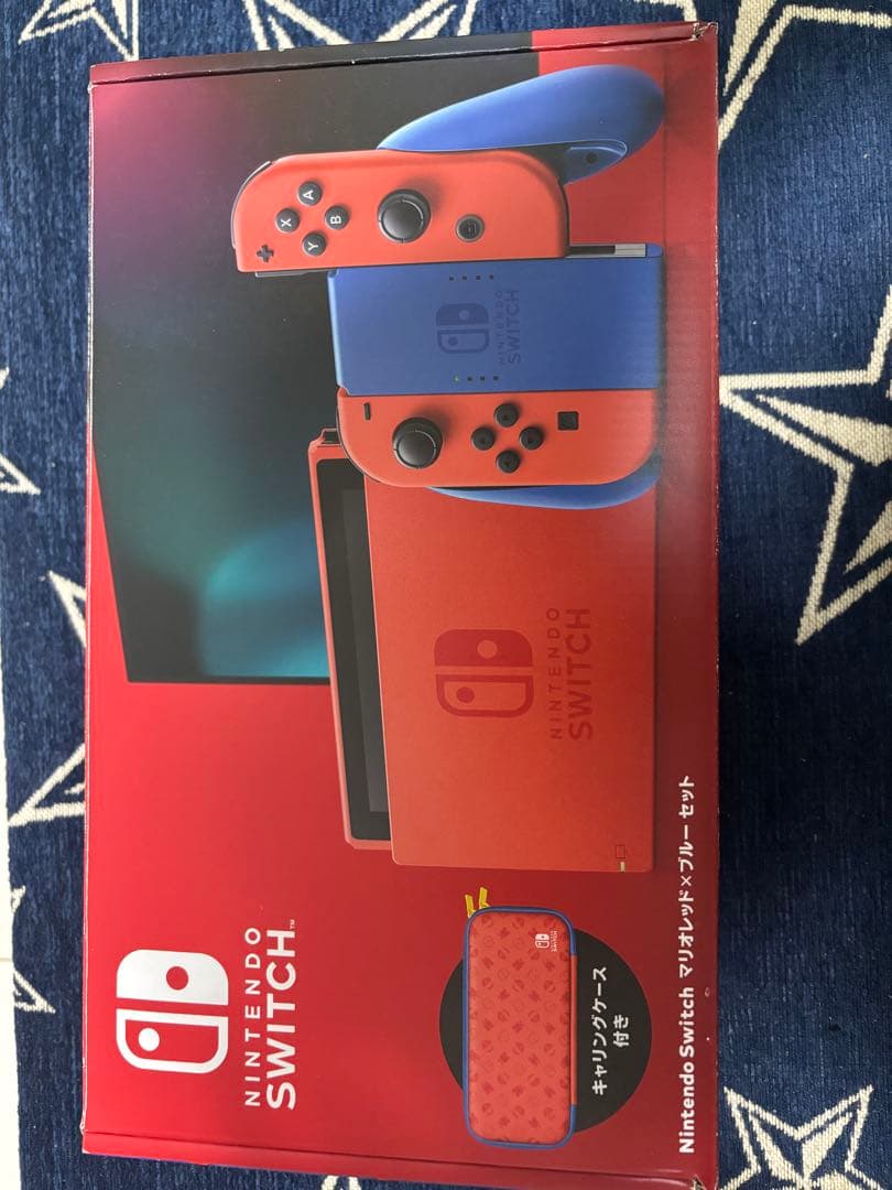 【美品】Nintendo Switchマリオレッド×ブルーセット