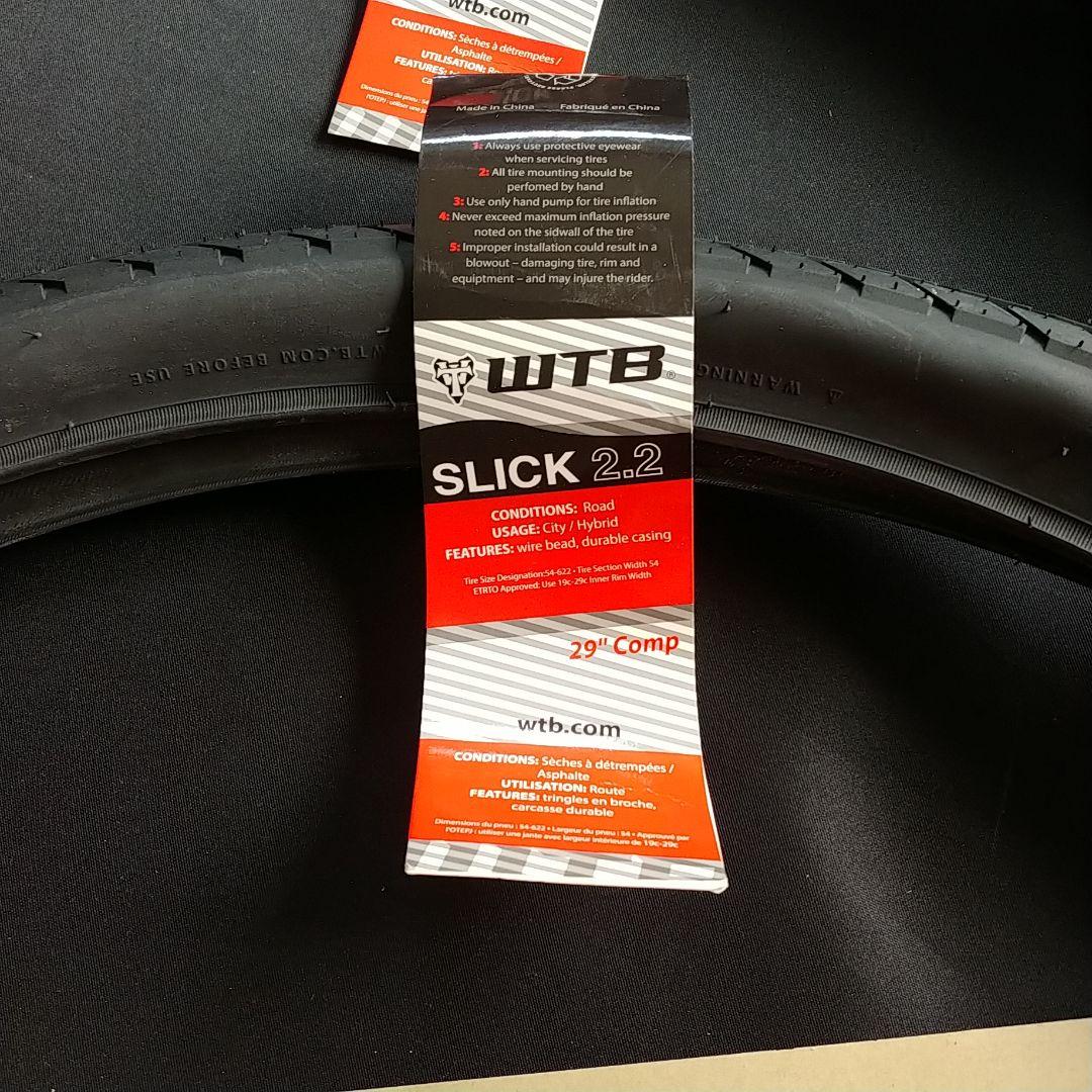 新品! WTB slick comp 29'' × 2.2 2本