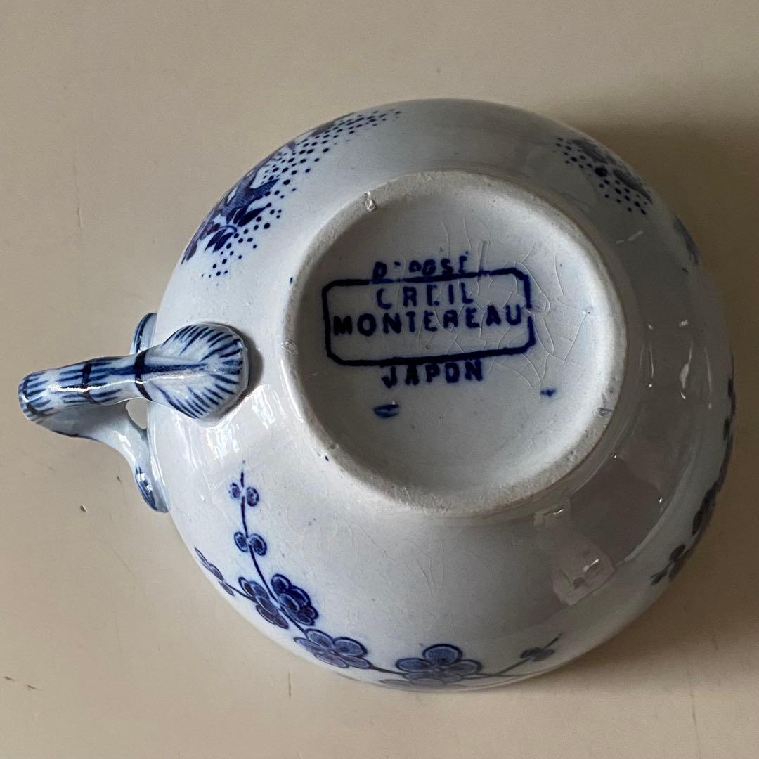 Creil et Montereau JAPONカップ&ソーサー