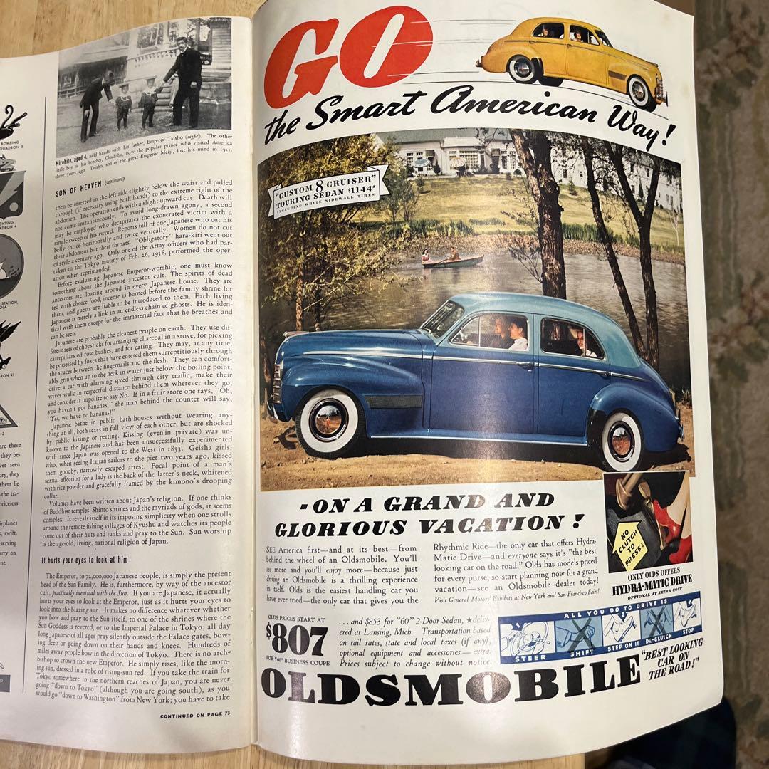 昭和天皇が表紙のライフマガジン 1940年発行