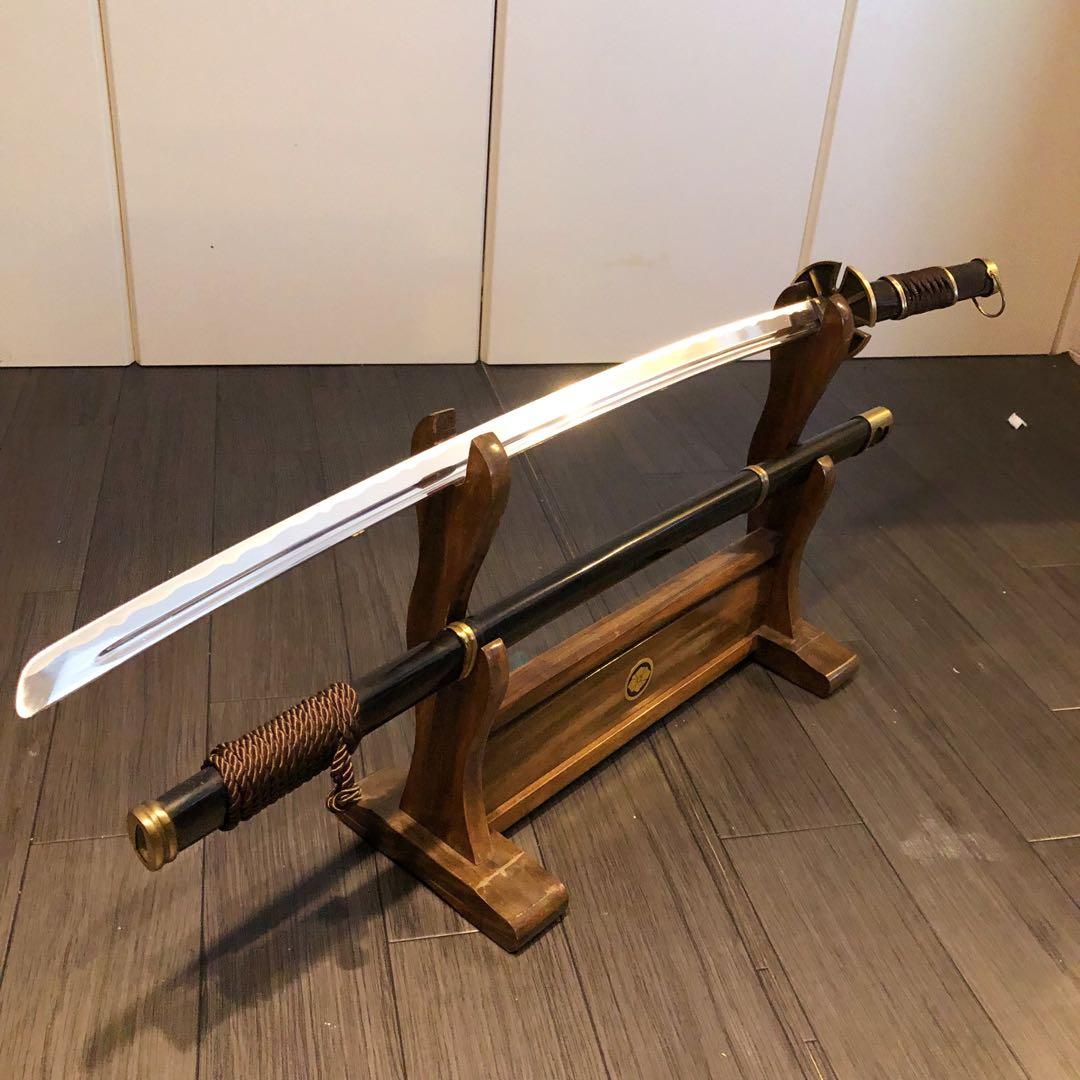 模造刀　刀　雪走　鬼徹　虎徹　黒漆拵え　ワンピース