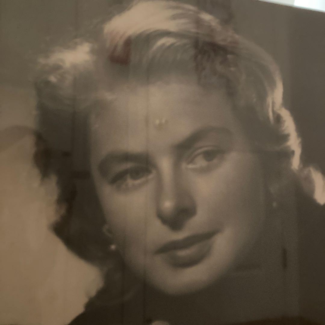 イングリッド　バーグマン　特大ポスター化粧板　店舗インテリア　サロン　ハリウッド