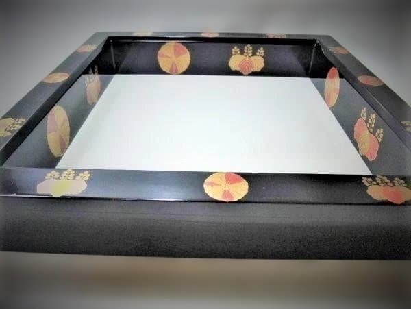 炉縁 輪島塗 高台寺蒔絵 金蒔絵「久世 宗春」作