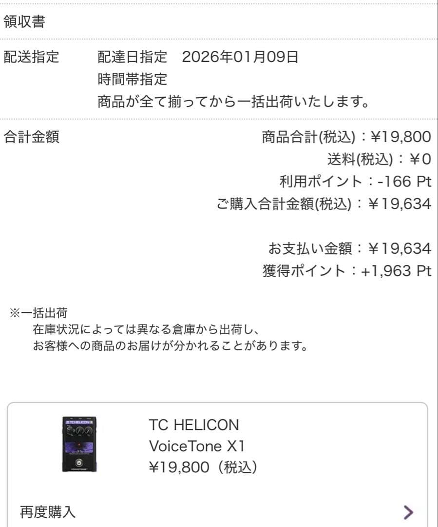 【美品】TC HELICON VoiceTone X1