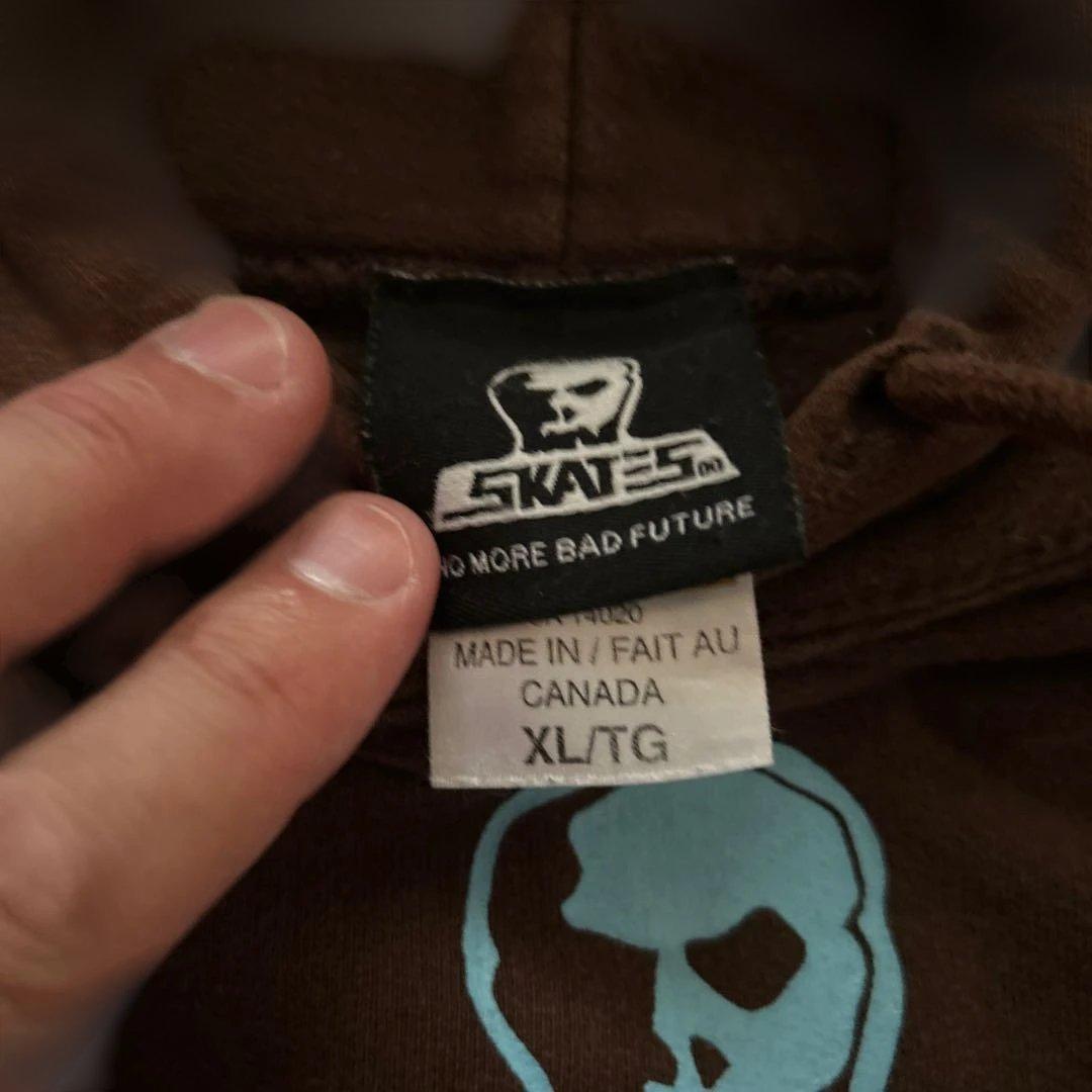 サイズXL 限定カラー フード skull skates