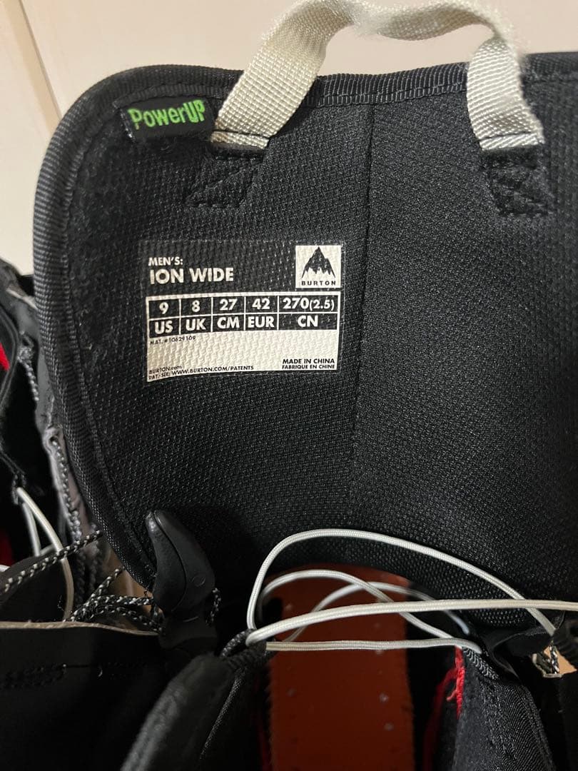 【美品】BURTON バートンion アイオン27cm ワイド