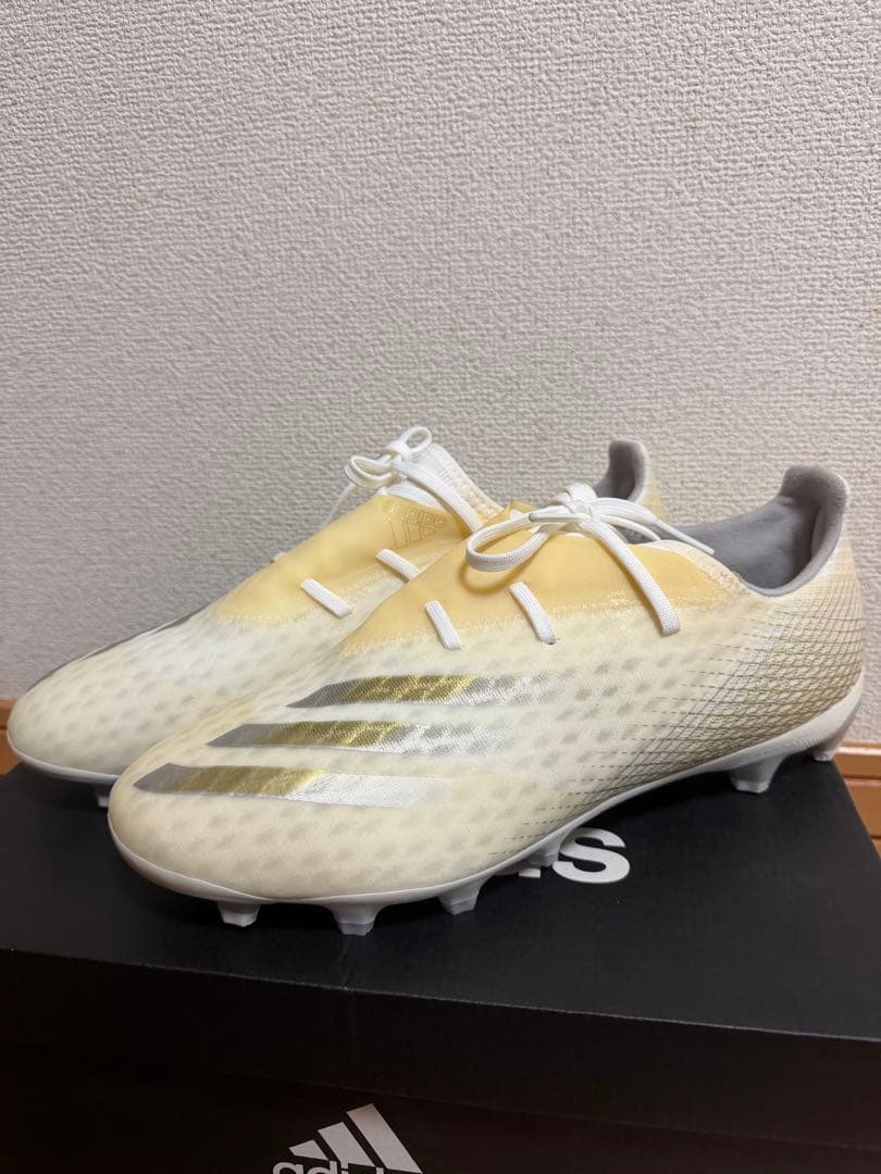 ★ adidas サッカーシューズ スパイク ★【ホワイト/イエロー/ゴールド】