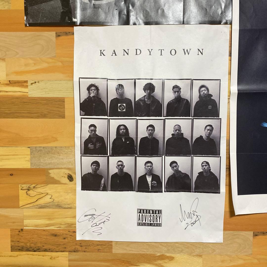 KANDYTOWNサイン入りポスター 3枚セット 訳あり