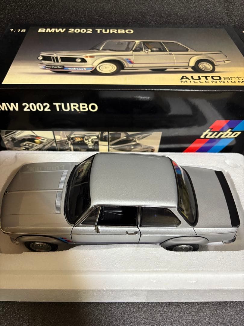 AUTO art 1/18  2002 TURBO シルバー マルニターボ
