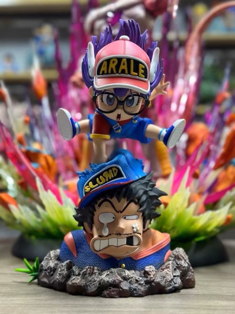 Dr.スランプ アラレちゃん ガレージキット げんこつ 博士 フィギュア