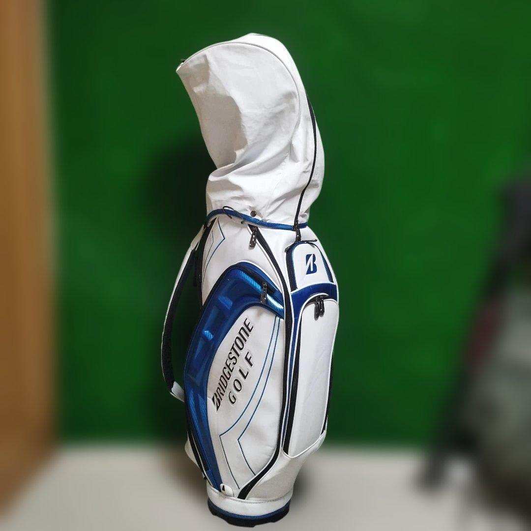 BRIDGESTONE ゴルフバッグ ホワイト/ブルー　int