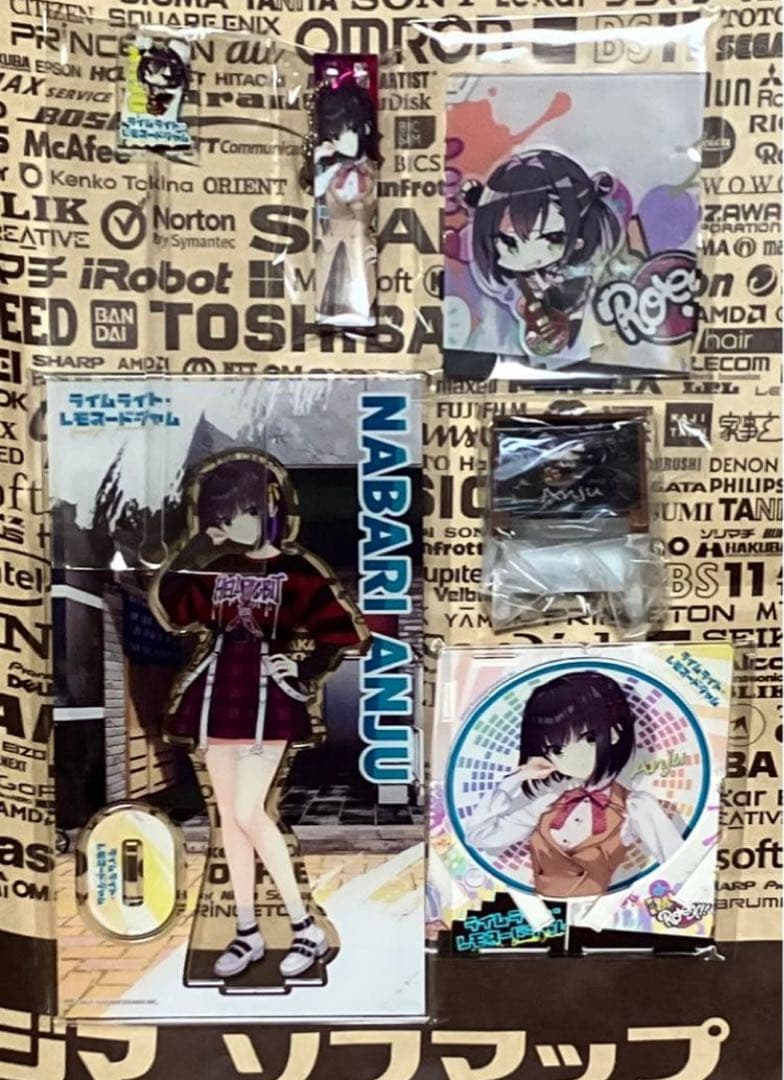 ゆずソフト ライムライトレモネードジャム コラボカフェ 限定　杏珠　計6点