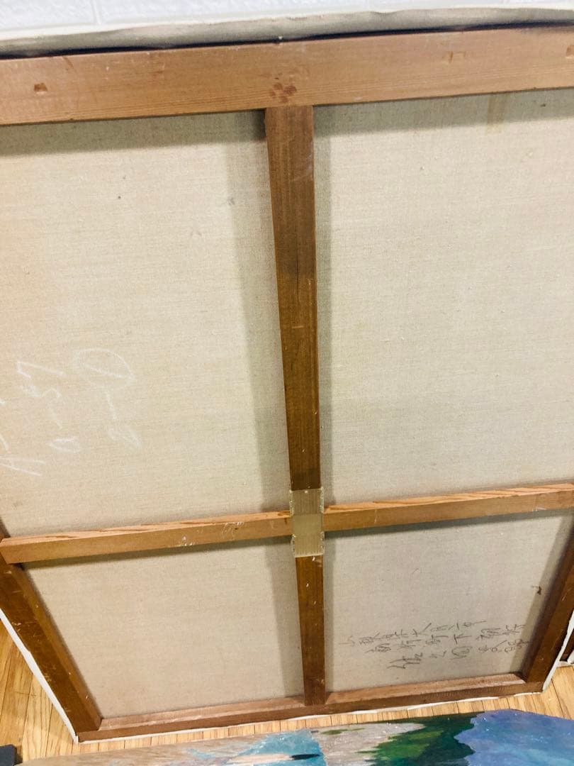 油絵 キャンバス用木枠 キャンバスフレーム F50 3点【引取希望】