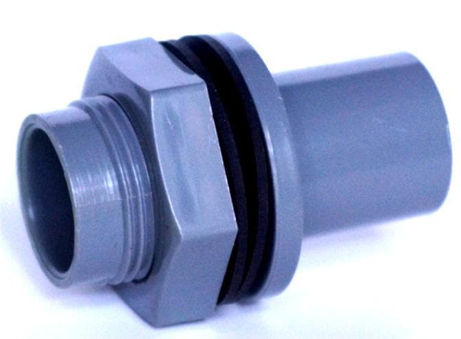 バルブソケット２０Ａ　１０個セット　ゴムパッキン２個付　塩ビ管　バルソケ　給排水