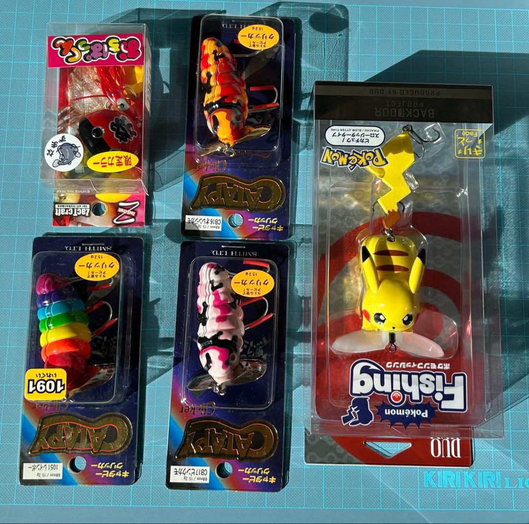 SMITH スミス、ピカチュウ、おちぱっくんルアー ‼️新品未使用品5個セット‼️