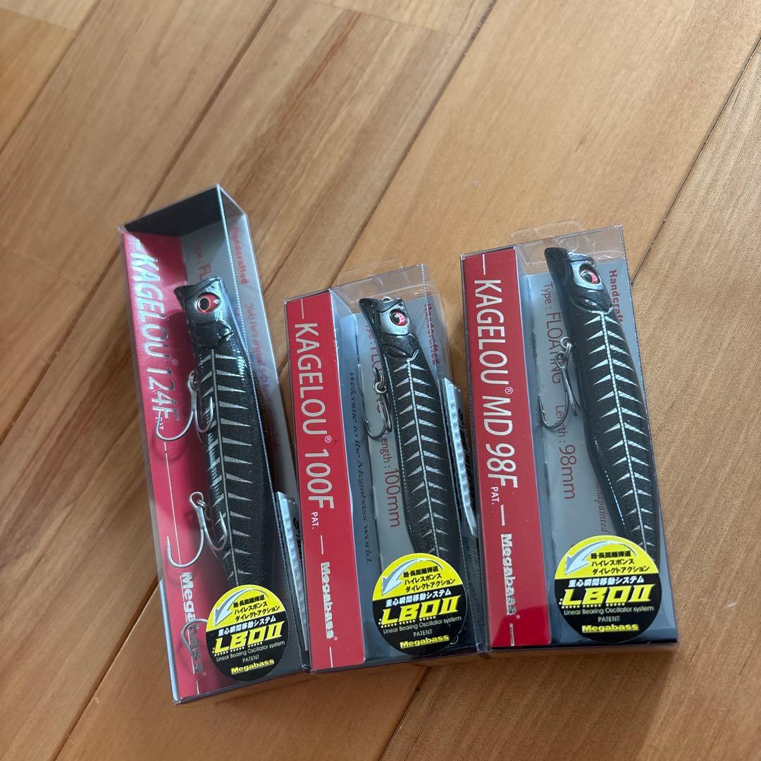 【NEW】メガバス カゲロウ124F, 100F, MD 98F 【SP-C】