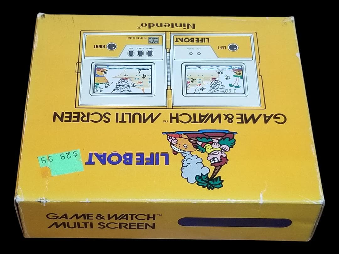 マ*0様 ⭐未使用⭐任天堂 ゲームウォッチ ライフボート TC-58 箱にキズあ