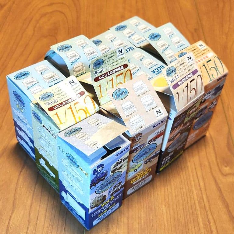 【箱・説明書付】トミーテック カーコレクション31台セット Nゲージ 1/150