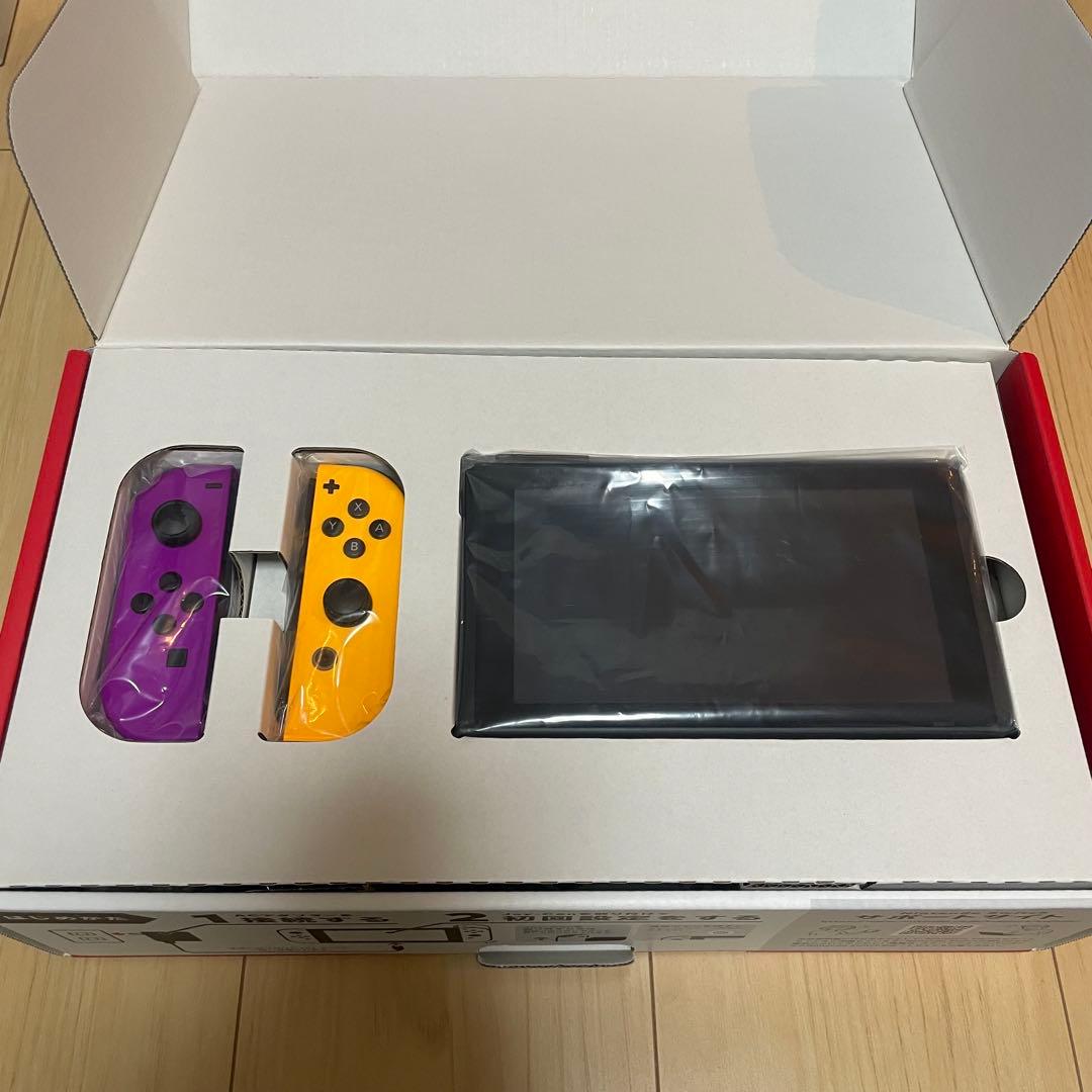 【美品・完品】Nintendo Switch ネオンパープル/ネオンオレンジ