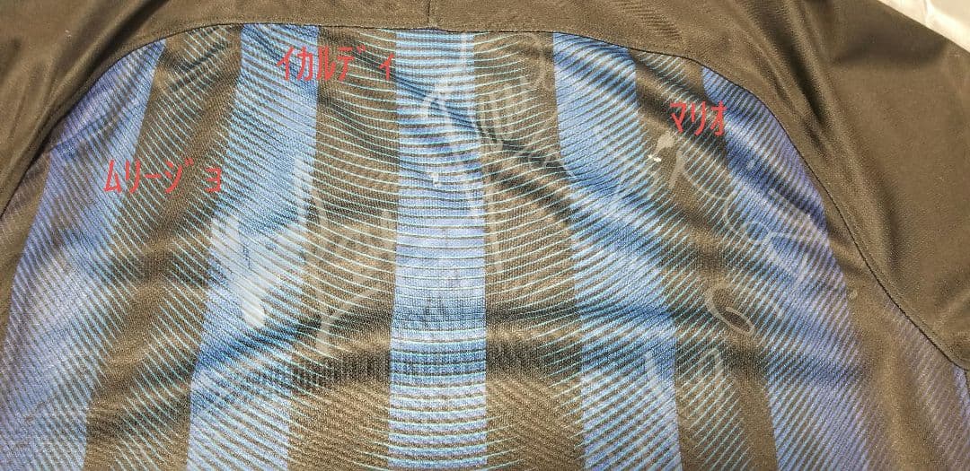 長友　イカルディ　マリオ　ハンダノヴィッチ　パラシオ　ダンブロージオ　直筆サイン