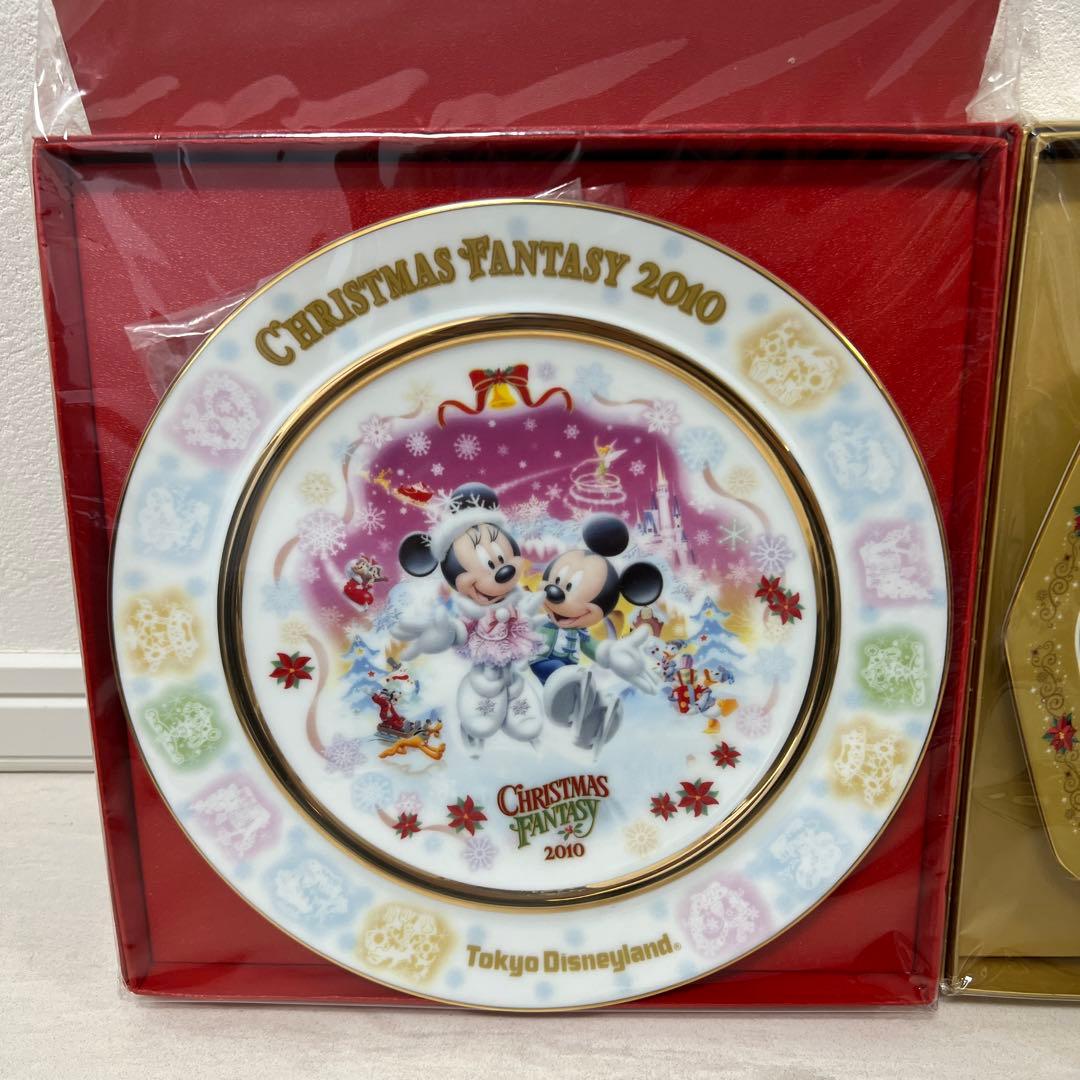 東京ディズニーランド クリスマスプレートセット 2010
