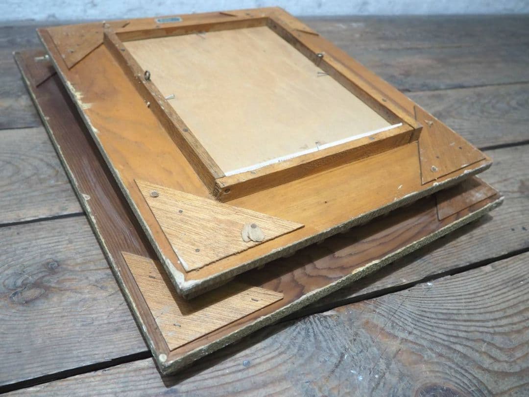 1414 額縁　2枚セット　F3　八つ切り　アートフレーム　油彩　水彩　画材